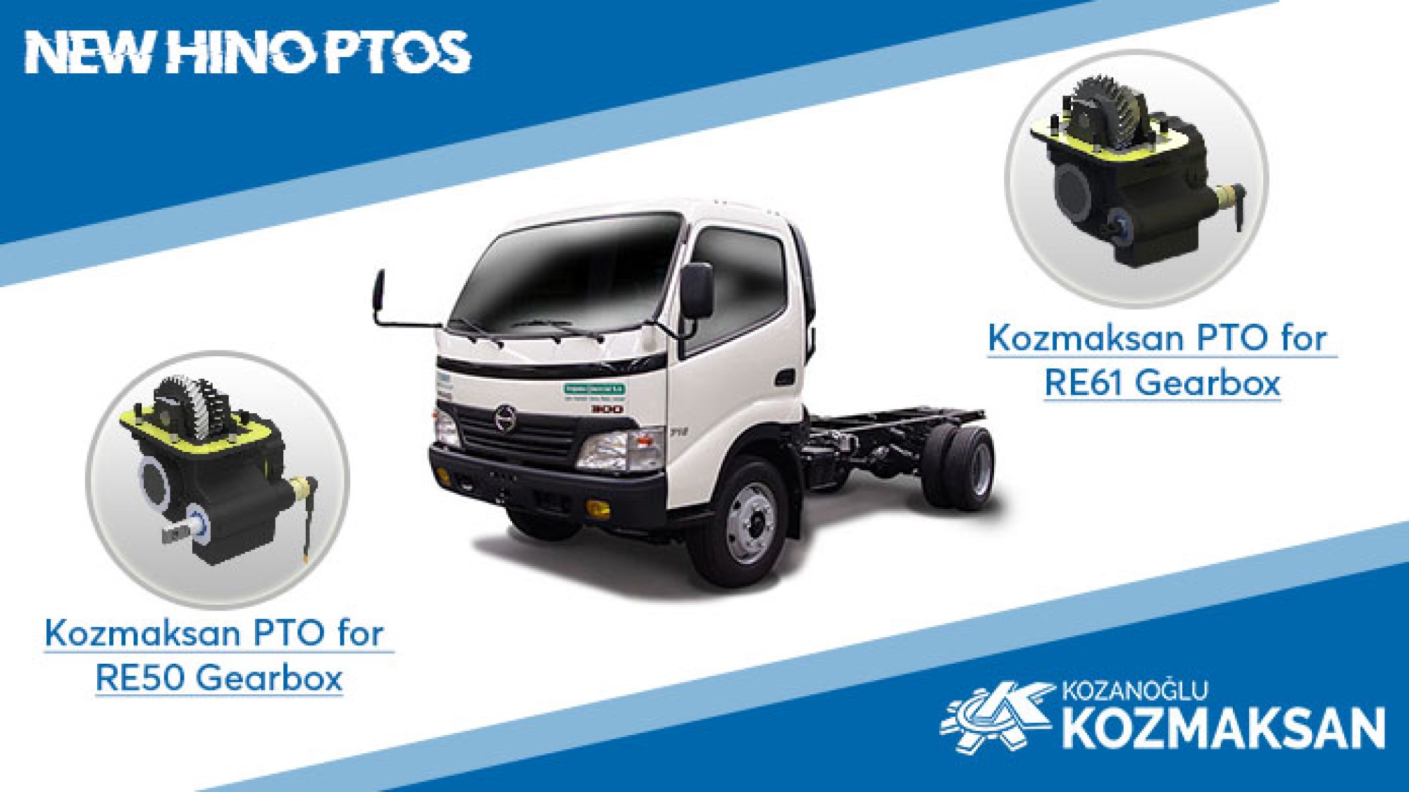 Kozmaksan has released new Hino PTOs 